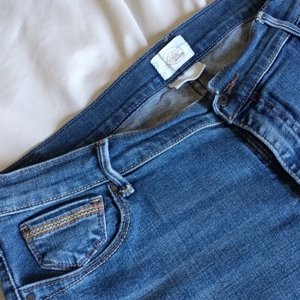 👖 Levi's 515 capri jeans, dark blue, EUC